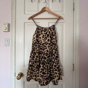 Urban Outfitters Leopard Print Mini Dress